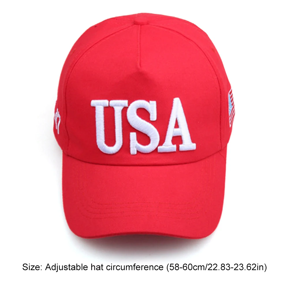 Trump 2024 Cappello USA Berretto da baseball alla moda Berretto per le elezioni presidenziali regolabile Cappello Trump traspirante per gli sport all'aria aperta