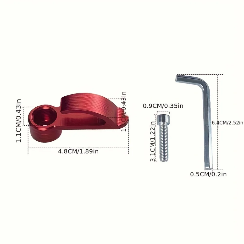 AliExpress NONE 2 Random Color Aluminum Alloy Motorcycle and Electric Bicycle Hooks, Modified Handlebar Accessories, Multifunctional Motorcycle Storage Hook