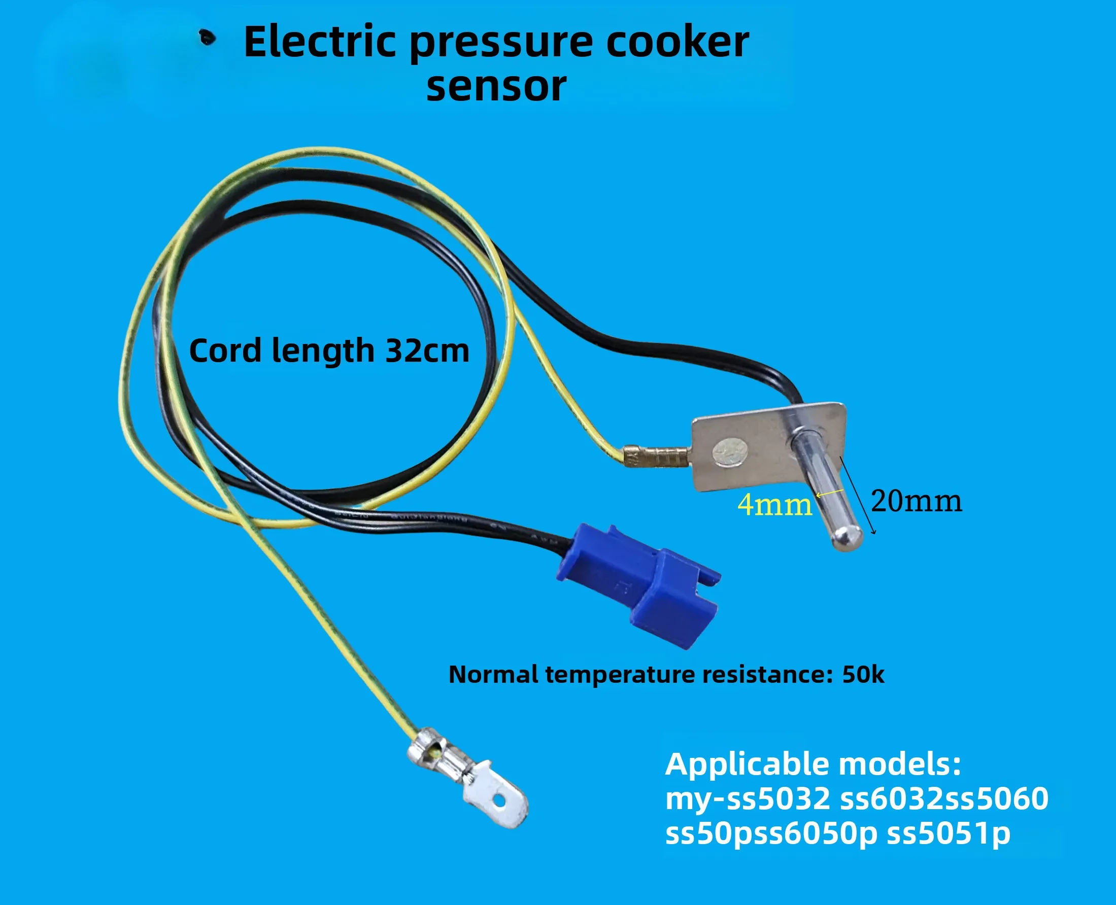 Для электрической скороварки Midea, верхняя крышка, датчик температуры MY-SS5060, контроль температуры SS5051P, аксессуары, зонд SS5050 Для электрической скороварки Midea, верхняя крышка, датчик температуры MY-SS5060, контроль температуры SS5051P, аксессуары, зонд SS5050
