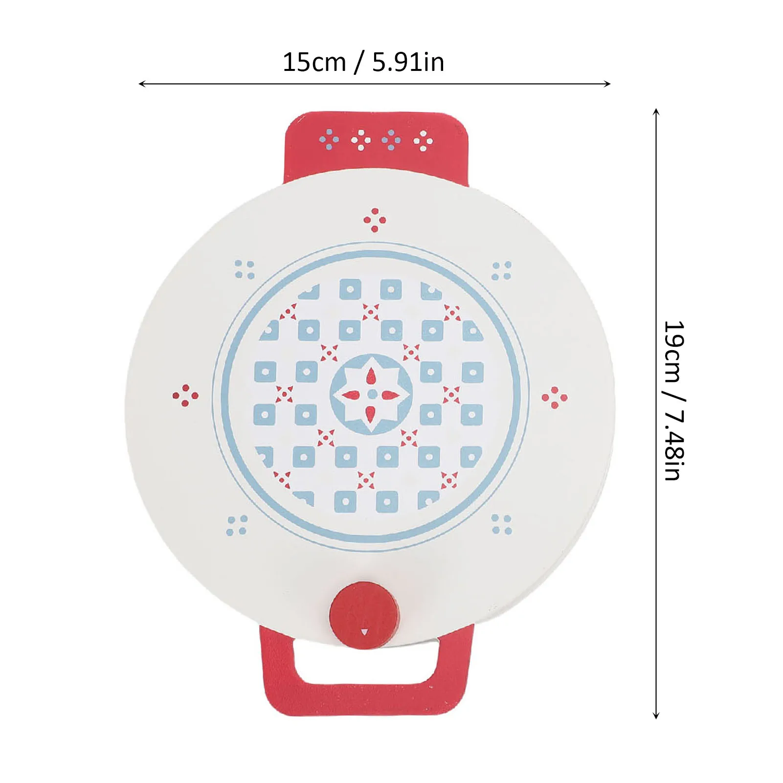 Toddler Waffle Baking Playset Waffle Maker Food Playset Wooden Safe Educational Toddler Waffle Maker Kitchen  for Home