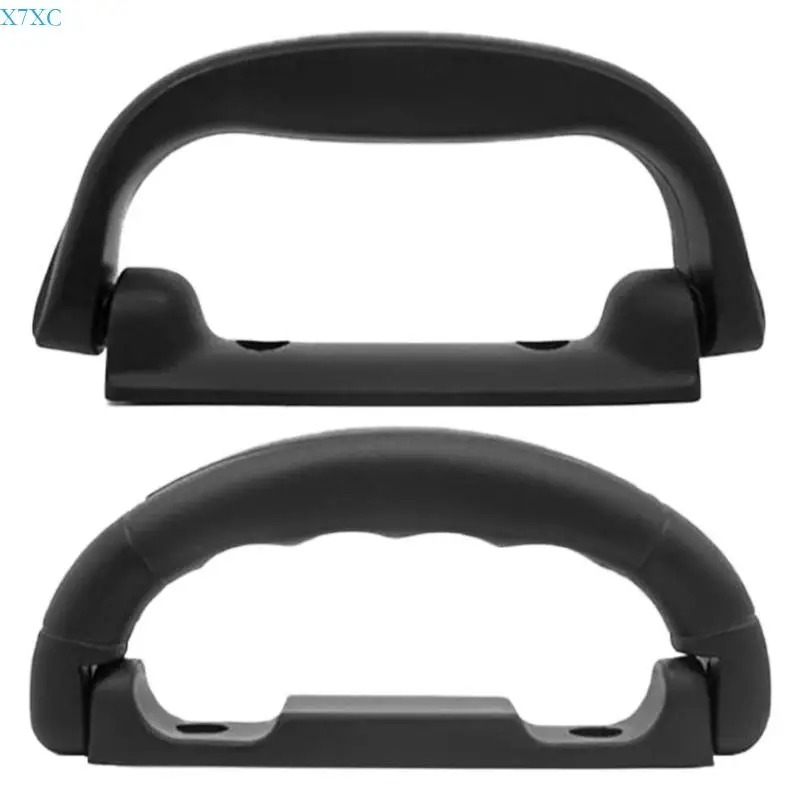 

X7XC Practical Black Plastic Luggage Handle for Easy Grip and Comfortable Travel Experience Suitcase Handles Replacement