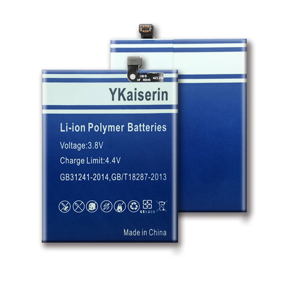 YKaiserin BN46 4700mAh Battery For Xiaomi Redmi 7 Redmi Note 6 Note6 Note 8 Note8 Note 8T Battery Batterij + Track Code