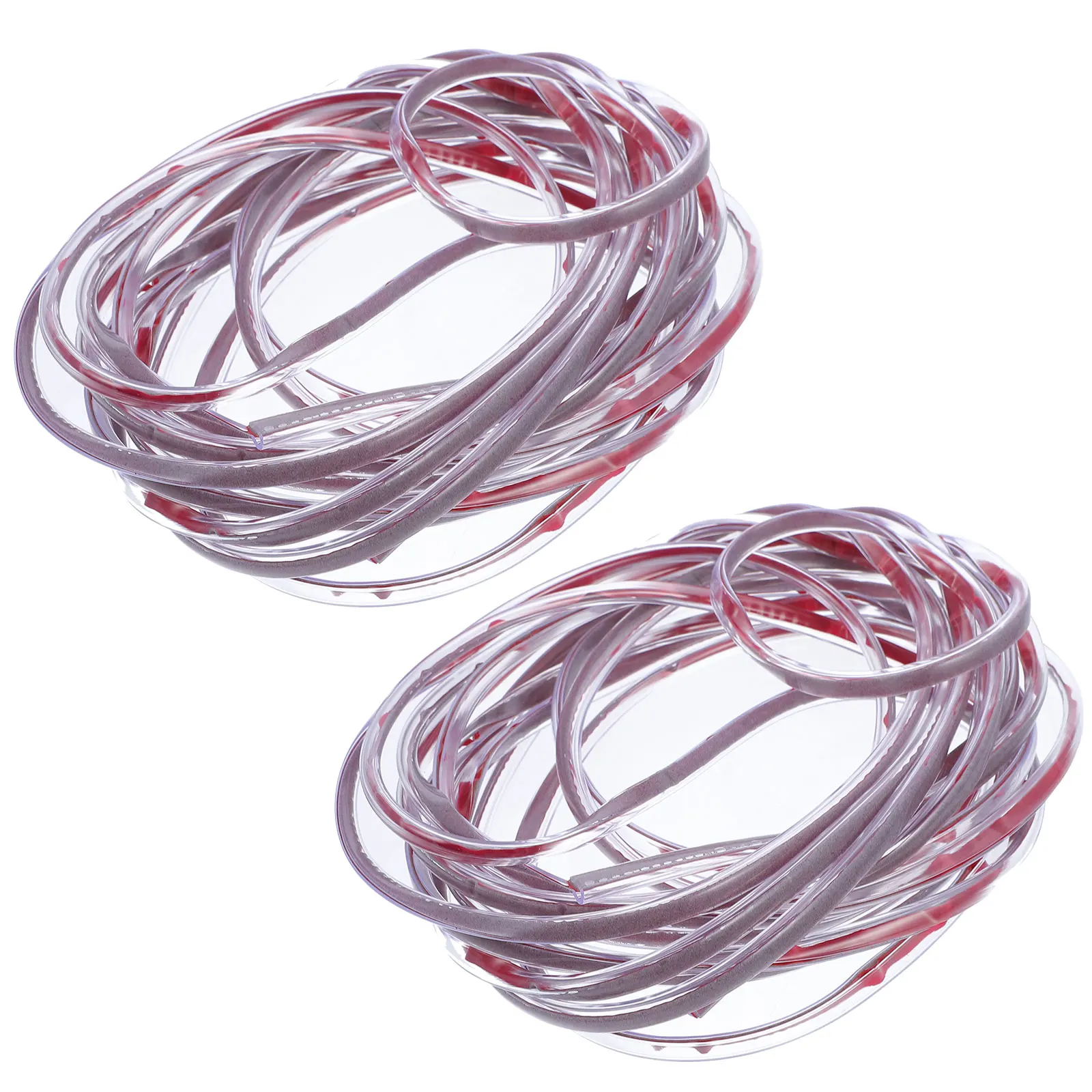 

2Pcs Car Door Edged Guards Protector Trim Flexible Sill Bumper Strip Anti Scratch Crash Sticker Auto Accessories Sealing Strip