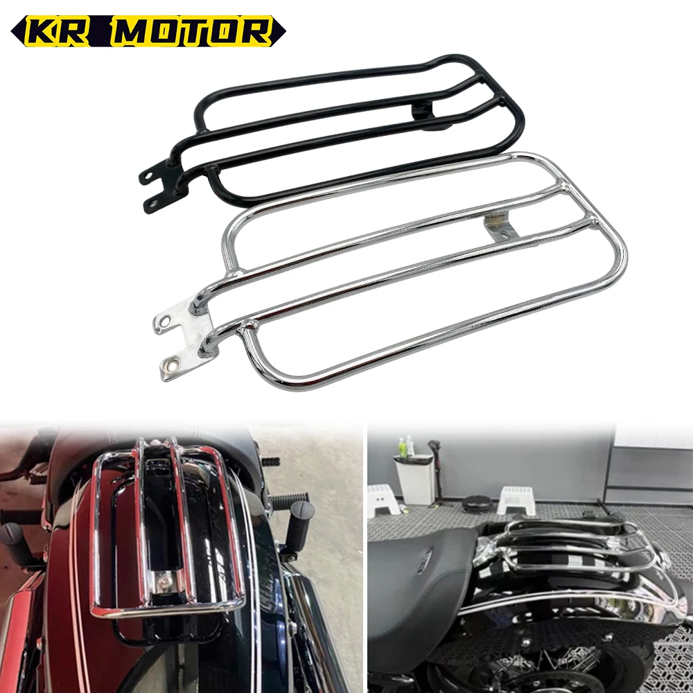 Suporte de bagagem do assento traseiro da motocicleta, suporte de carga, apto para BMW R18 Classic, 100 anos, 2020-2023