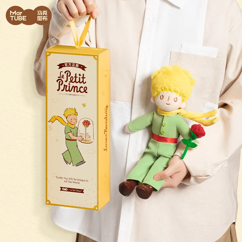 MarTUBE Little Prince Pilot Style Rose Plush Doll Recordabl Healing Creative Birthday Couple Girfriend Boyfriend Valentine Gift view 5