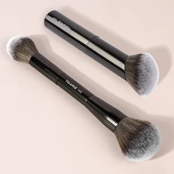 MAANGE 2PCS Foundation Makeup Brushes Double-end Concealer Contour Blush Brush for Blending Liquid Cream Cosmetic Makeup Tools