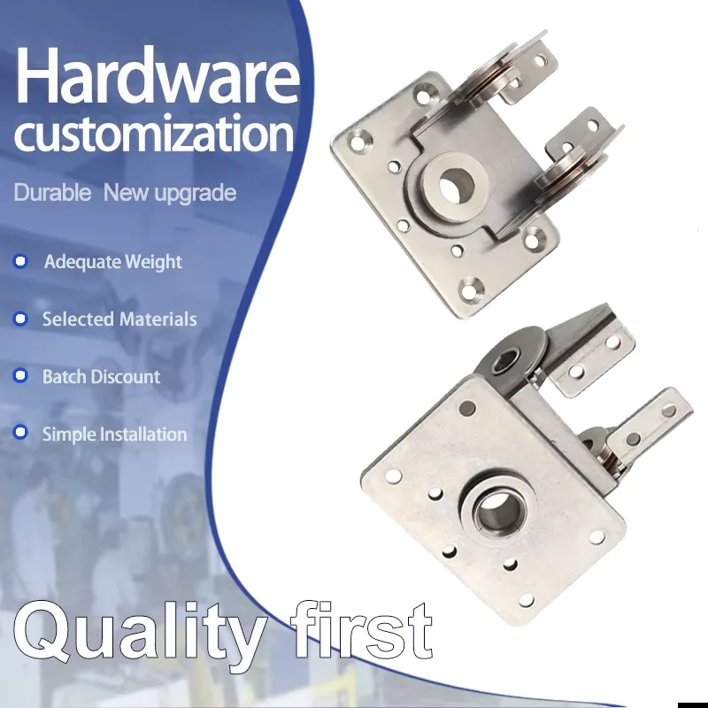 

Stainless Steel Dual Axis Rotating Torque Damping Hinge Industrial Electrical Machinery Equipment Network Box Cabinet Door