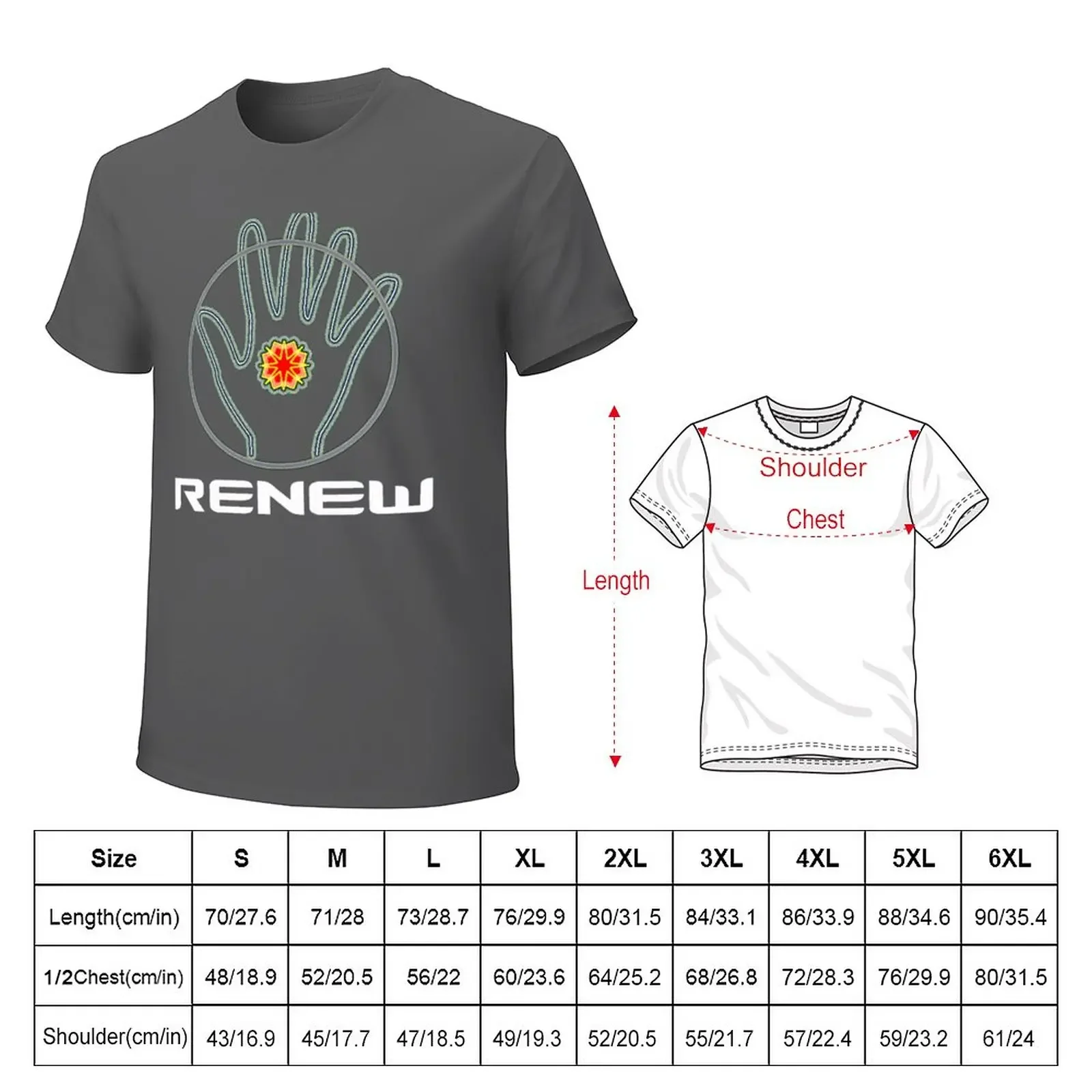 Renew T-Shirt tees quick-drying workout shirts for men