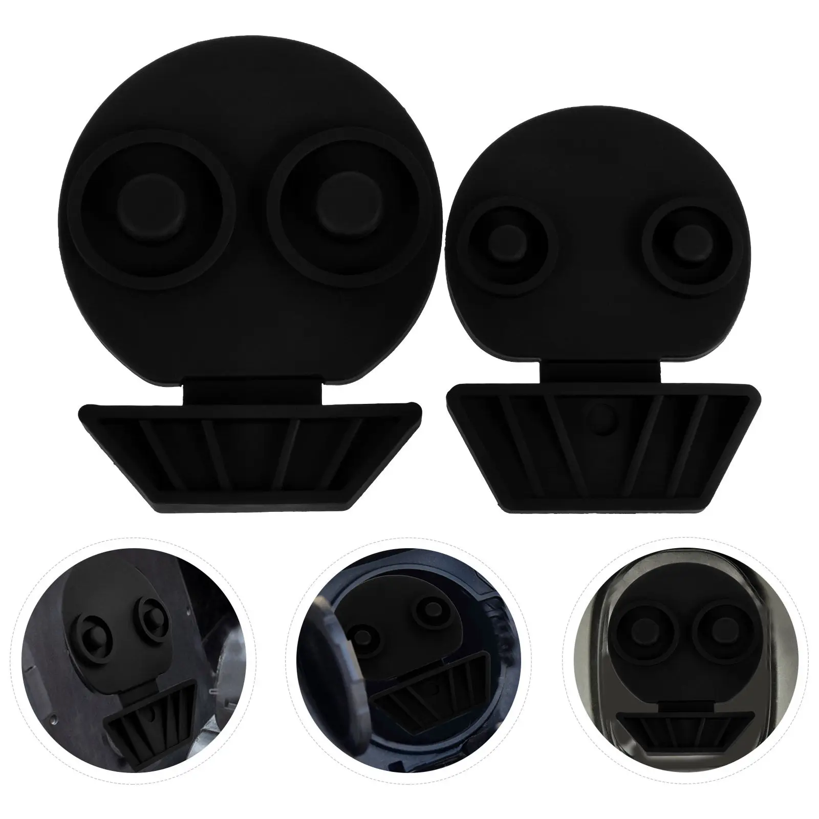 

1Pair Ev Charger Car Charging Port Protective Cover Soft Silicone Dirtproof Splashproof Cover for Electric Car