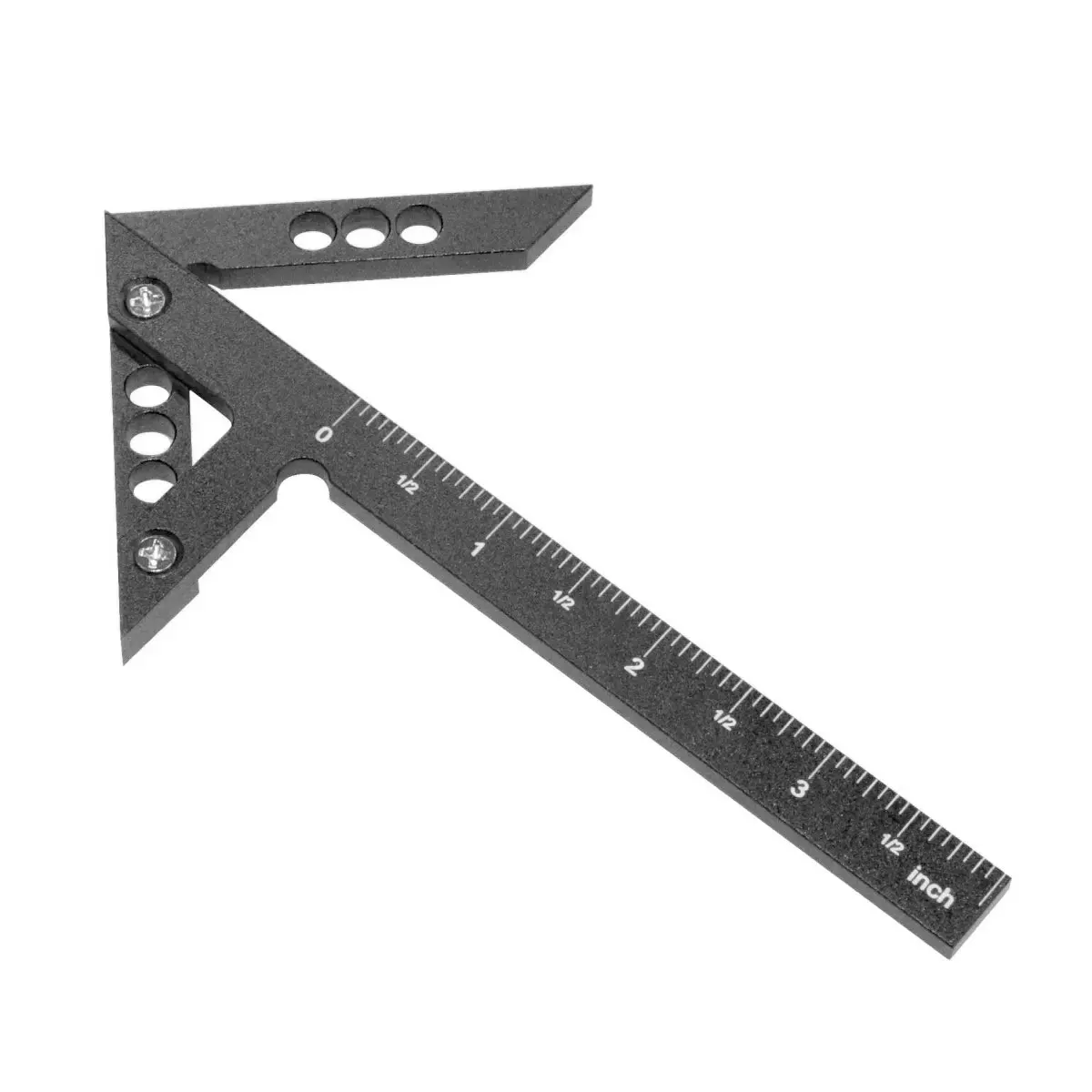 Center Finder, Holzbearbeitung, quadratisch, 45–90 Grad, rechtwinklig, Linienlehre, Aluminium, Center Scribe, Zimmermannslineal, Holz-Messwerkzeug – Detail 13