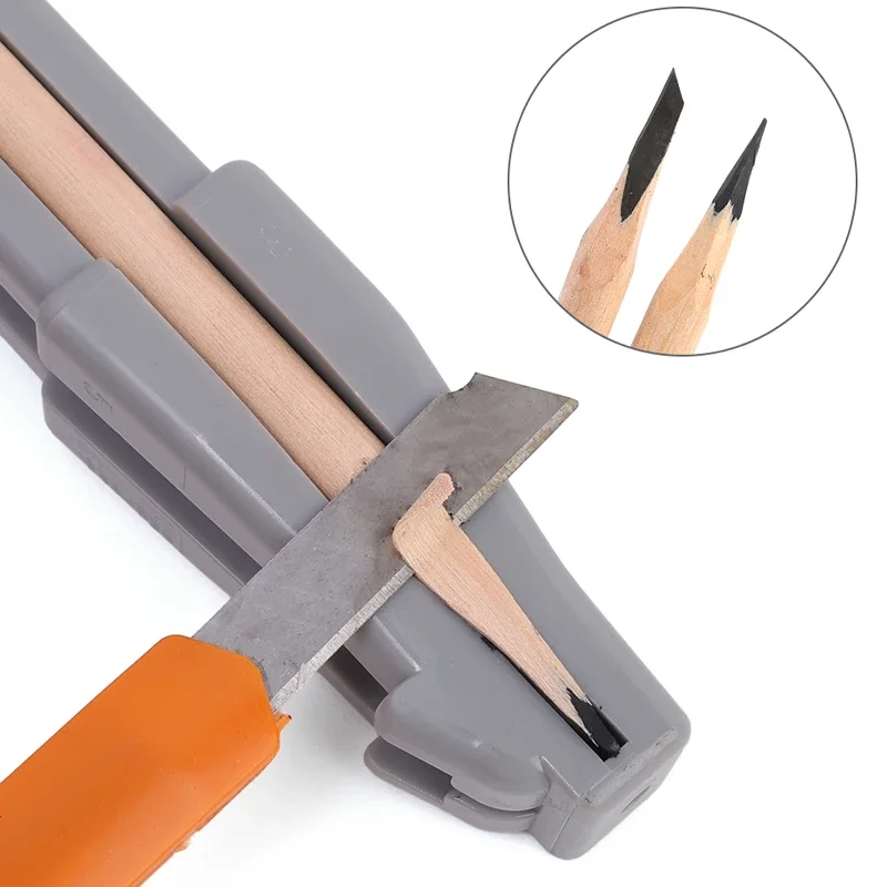 1/2 Stuks Microblading Wenkbrauw Puntenslijper Wenkbrauwpotlood Slijpen Tip Dunne Tool Semi-Permanente Eye Brow Make-Up Profiler pen