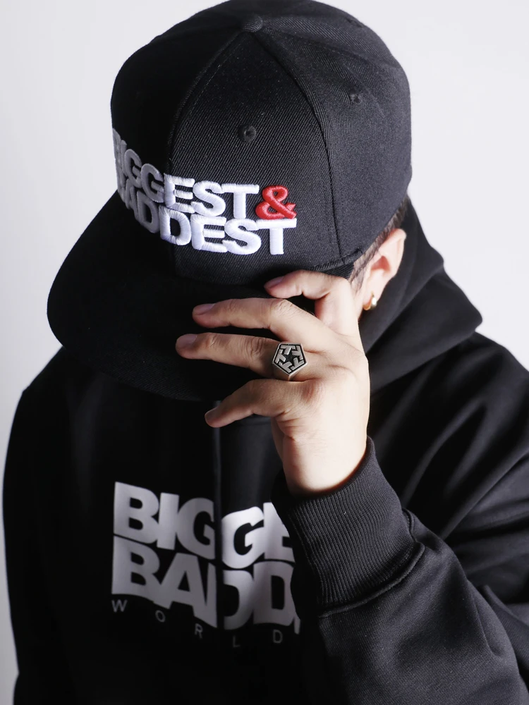 FBS X BIGGEST BADDEST Limited Edition Classic Embroidered Logo Hip Hop Street Dance Baseball Caps Unisex Street Style Caps