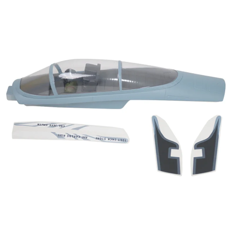 Bleu Flèche Double 64mm Canal F-15 Accessoires D'avion Fuselage Ailes Principales Train D'atterrissage Autocollants Pneus Cockpit Tête