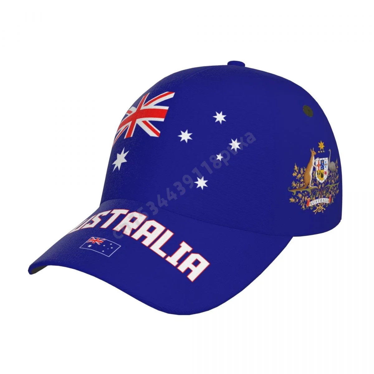 Unisex Australia Cool Flag Australian Adult Baseball Cap Patriotic Hat for Baseball Soccer Fans Men Women