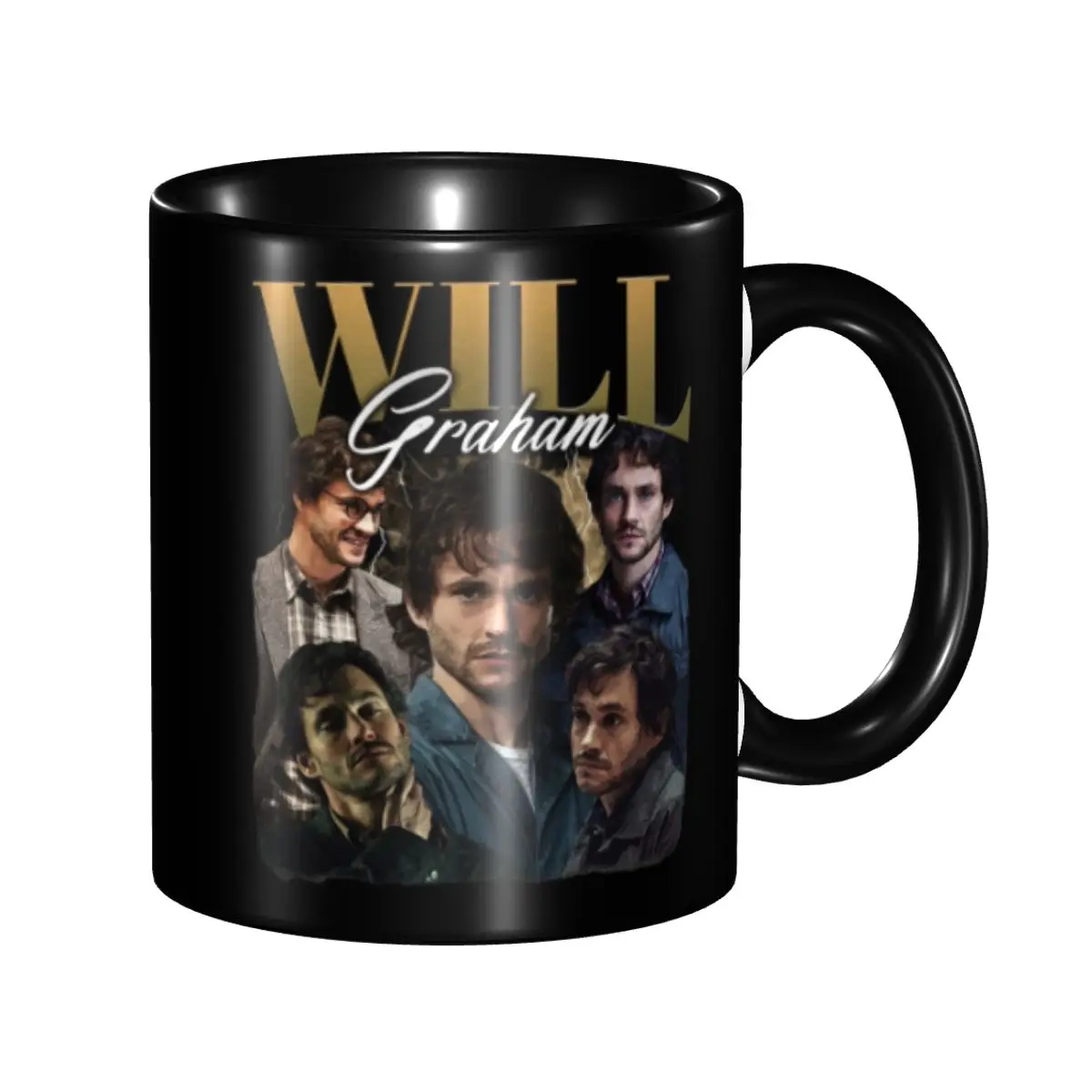 DIY Will Graham Horrorfilm Hannibal Keramikbecher, individuelle Kaffeetassen, kreatives Geschenk