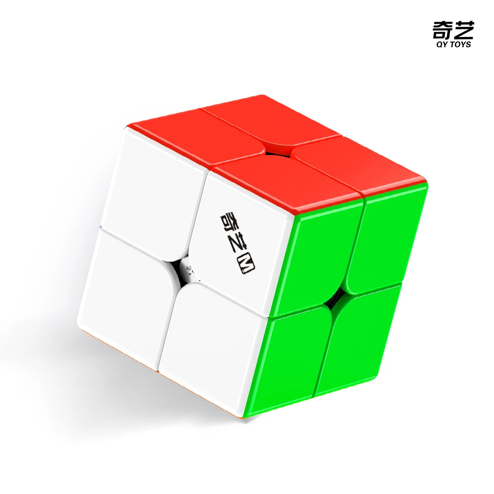 QiYi 2x2 المحارب م 2x2 المغناطيسي الأشعة فوق البنفسجية المكعب السحري ألعاب تعليمية المهنية هدايا عيد الميلاد ألعاب كوبو ماجيكو