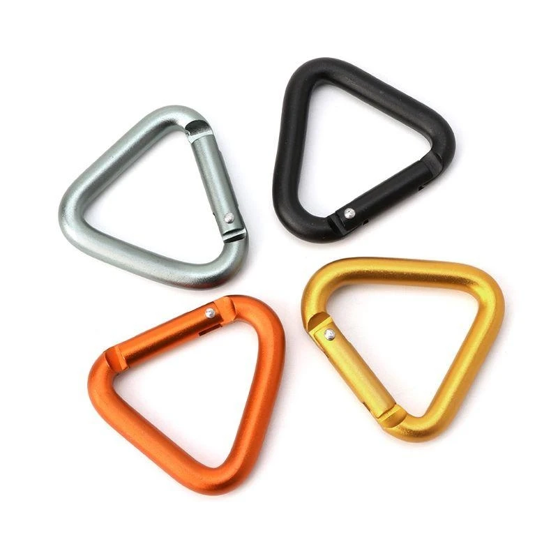 

5 Pcs Aluminum Alloy for Triangle Carabiner Quick Link Locking Carabiner