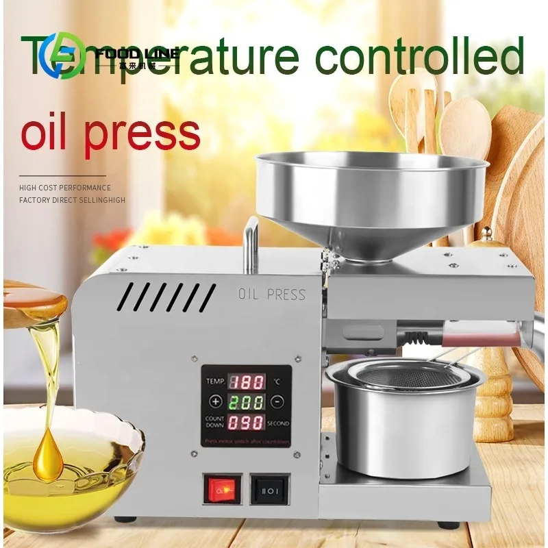 

Customized Compact Oil Press Machine for Small Business Cold Press Type for Olive Coconut Almond High Purity Oil Extractor