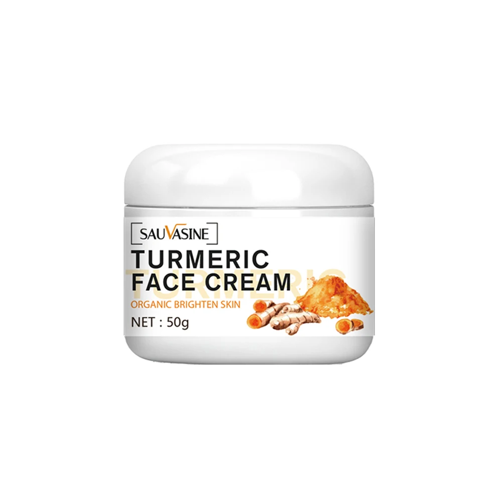 Anti-wrinkle Turmeric Facial Cream Face Eye Serum Lift Tighten Fade Fine Lines Whitening Skin Locks Water Fades Spots 50g