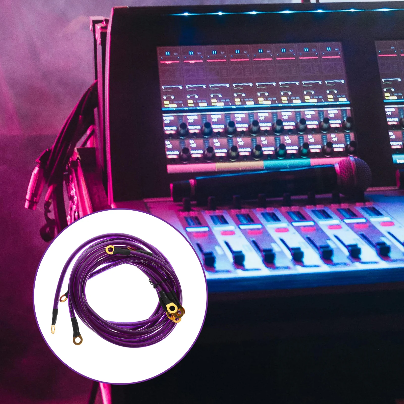 

5Pcs Reliable Audio Cables Stereo Audio Cables for Clear Sound Easy Setup Subwoofer Cable Subwoofer Cable