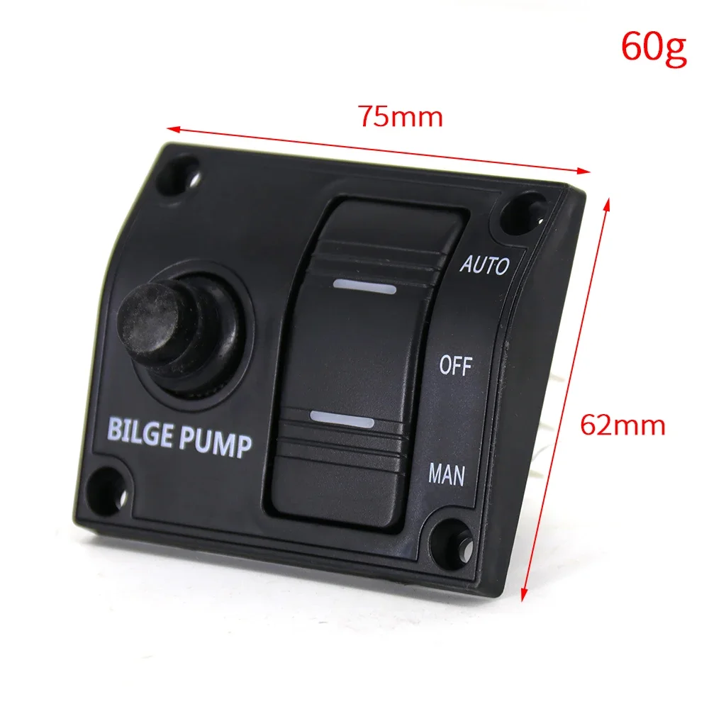 Interruptor de control de bomba de sentina Interruptor de control de bomba automático de panel marino