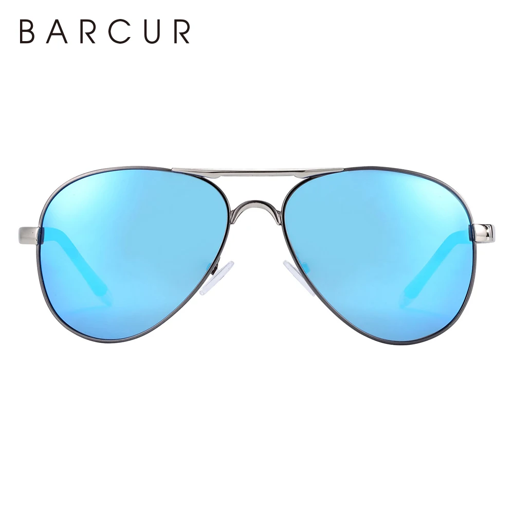 

Очки-авиаторы солнцезащитные BARCUR UV400 для мужчин и женщин, Поляризационные солнечные очки-авиаторы