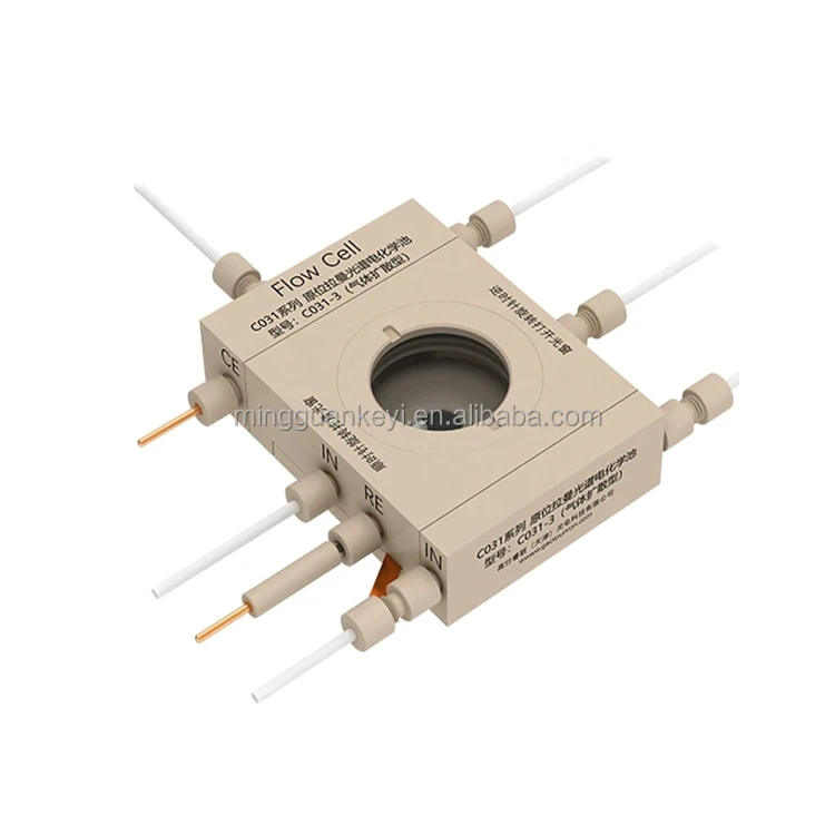 C031-3 series In-situ Raman spectroscopy electrochemical cell (3H gas diffusion type) Flow Cell for battery testing research