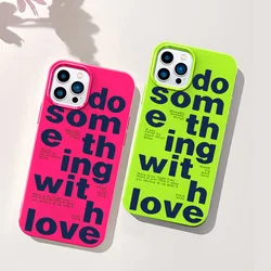 For iPhone 11 Case Aesthetic Letters Soft Cases For iPhone 11 12 13 14 15 Pro Max 7 8 Plus XR X XS SE 2022 2020 Cases Cover Capa