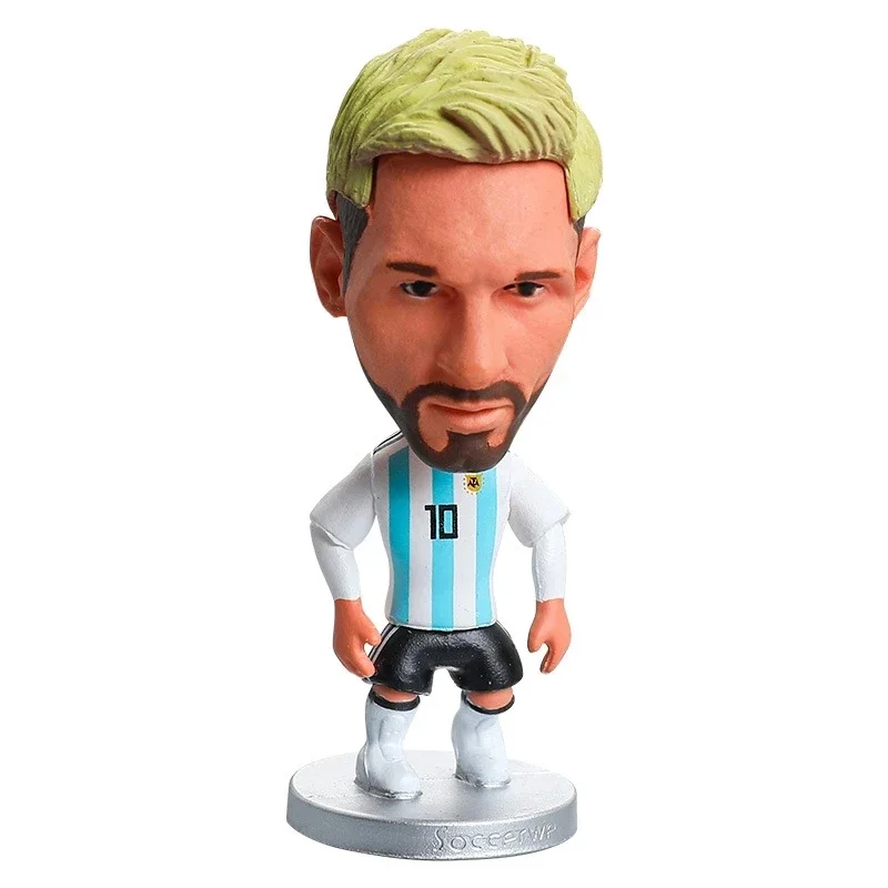 7cm Height Cartoon Soccer Star Dolls Pet Set Wholesales Diego Manuel Mateo Figures Perfect Christmas Gift for Kids