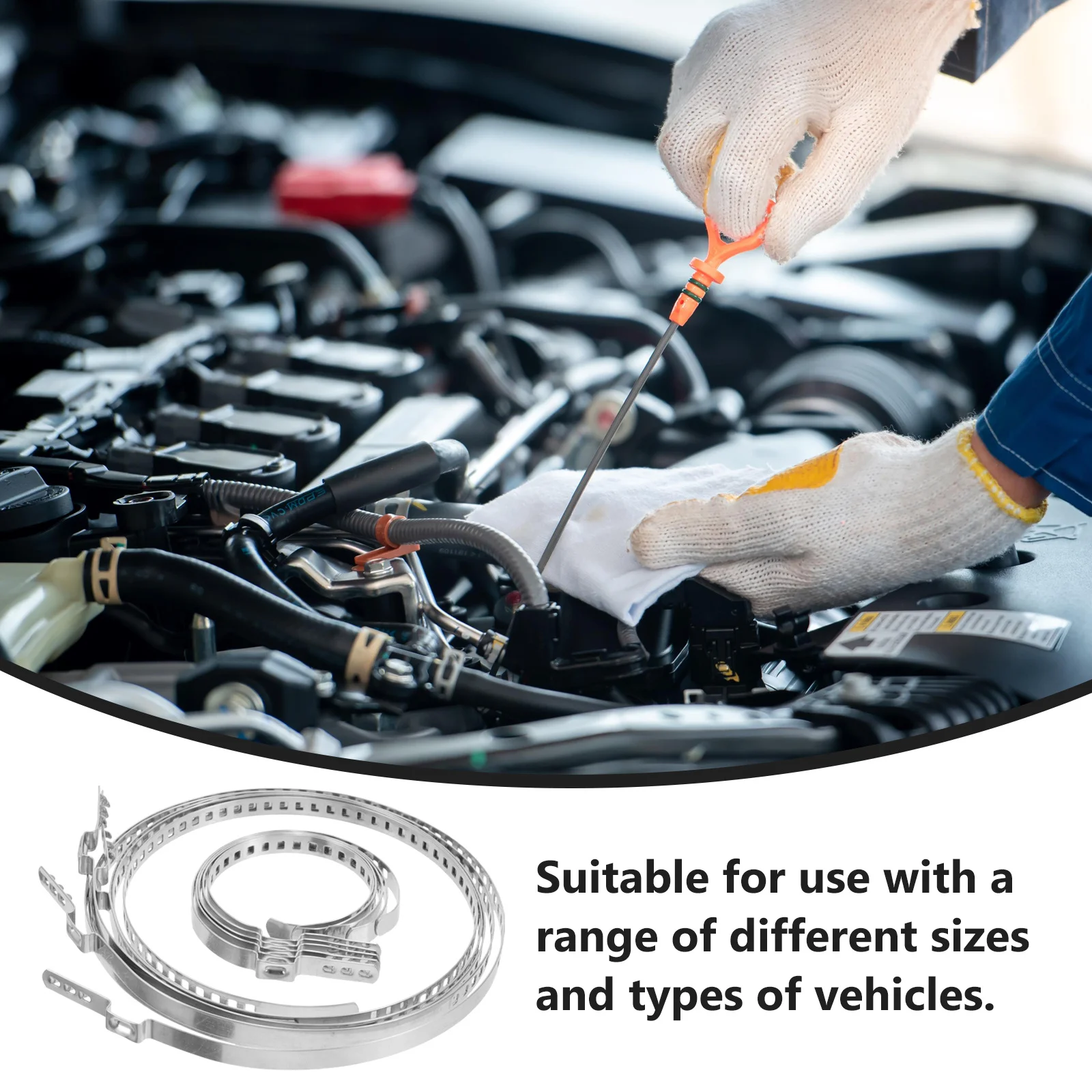 5 أزواج التمهيد المشبك دائم رمح المحور المشبك قابل للتعديل تجعيد عدة لسيارة شاحنة Suv محرك رمح إصلاح الملحقات