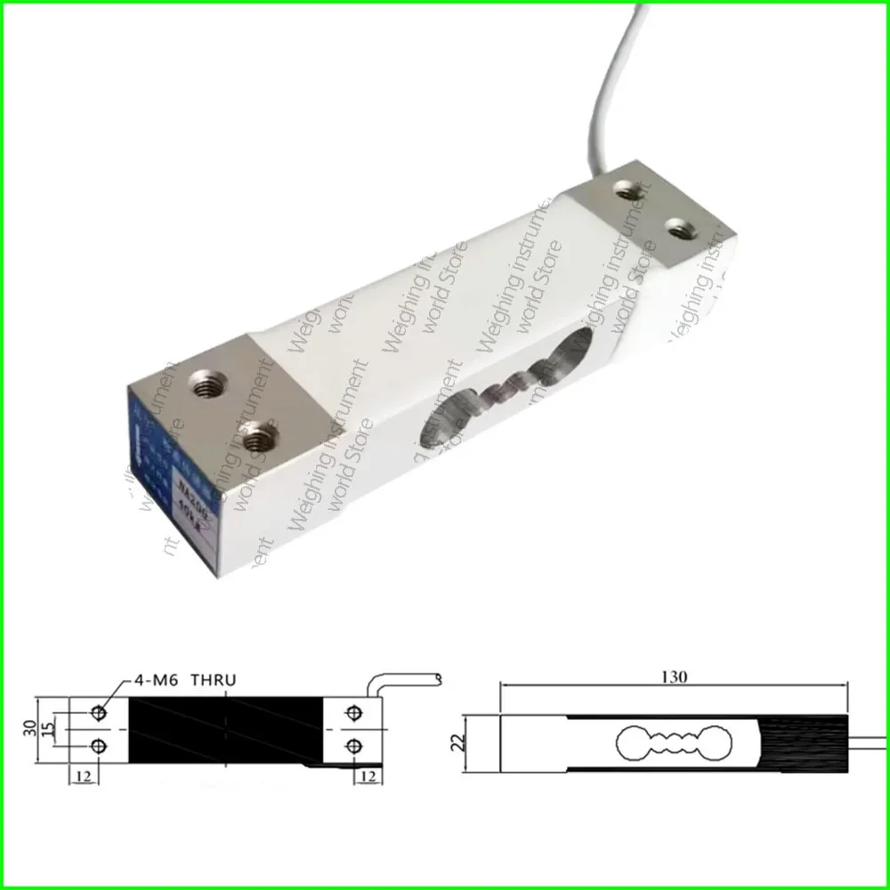 NA200 sensor timbangan elektronik, penimbang sensor tekanan sel beban 6kg 10kg 20kg 40kg