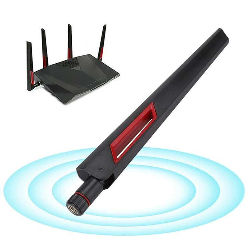 Solid High Gain Router Antenne SMA 8Dbi 2.4G/5.8G Dual Band Antenne Wifi Router Adapter Voor ASUS AC68U/AC88U/AC66U 3PCS