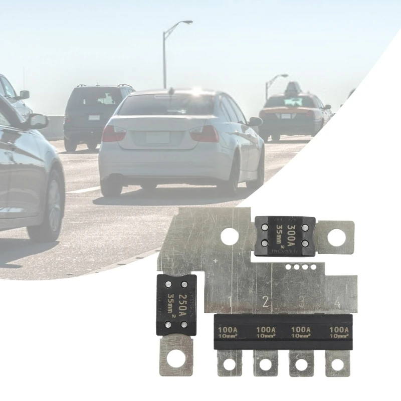 Vehicle Power Distribution Unit Circuit Protections Fuses Block Over Current Protections with Fuses Block for Vehicles