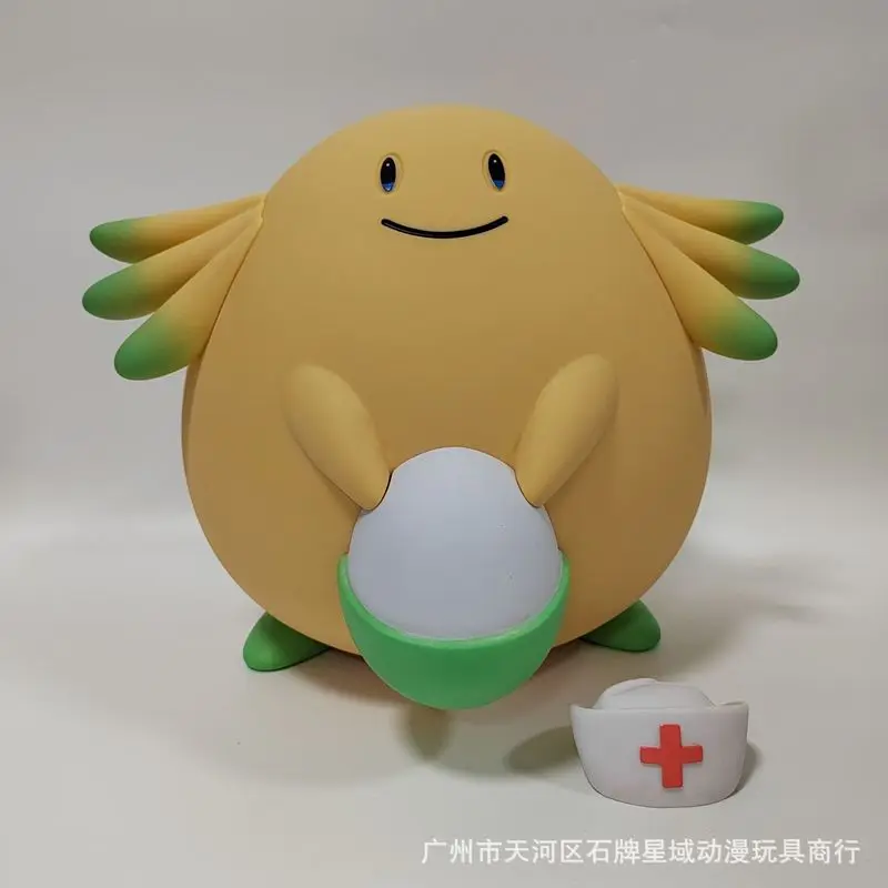 Nieuwe 1:1 Lucky Egg Pet Elf Model Action Figure Ornament Pok é Mon Leuke Anime Model Kinderspeelgoed Cadeau