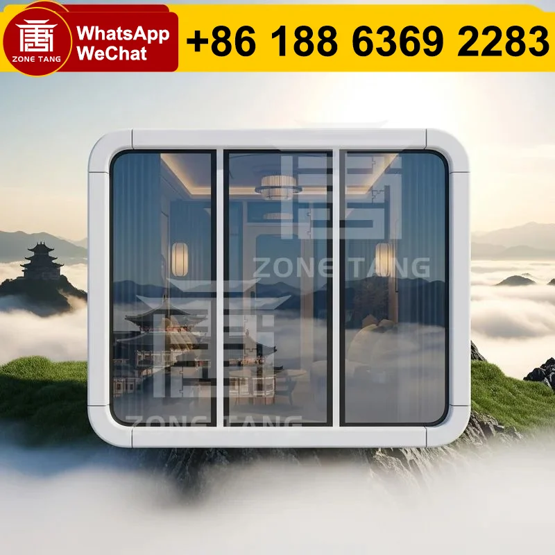 Space Capsule House Prefab Villa Dining Car Prefabricated Holiday House Mobile Container House Field Office Space Capsule Houses