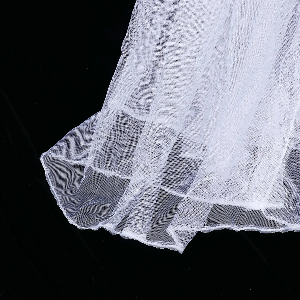 

1Pcs Elegant Lace Edge Baby Bed Mosquito Net Dome Canopy for Crib Bassinet Playpen Lightweight Easy Install Cotton Bed Curtain