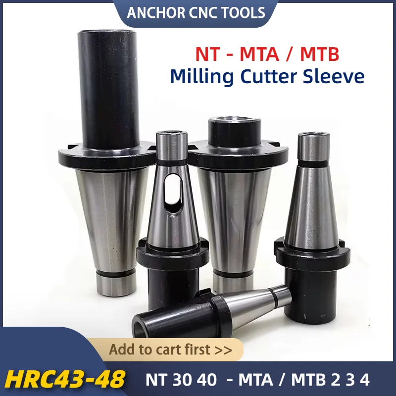 NT30 NT40 -MT2/MT3/MT4 Milling Machine Conversion Sleeve,Mohs Milling Cutter Sleeve,Mohs drill sleeve Drilling and Milling Dual