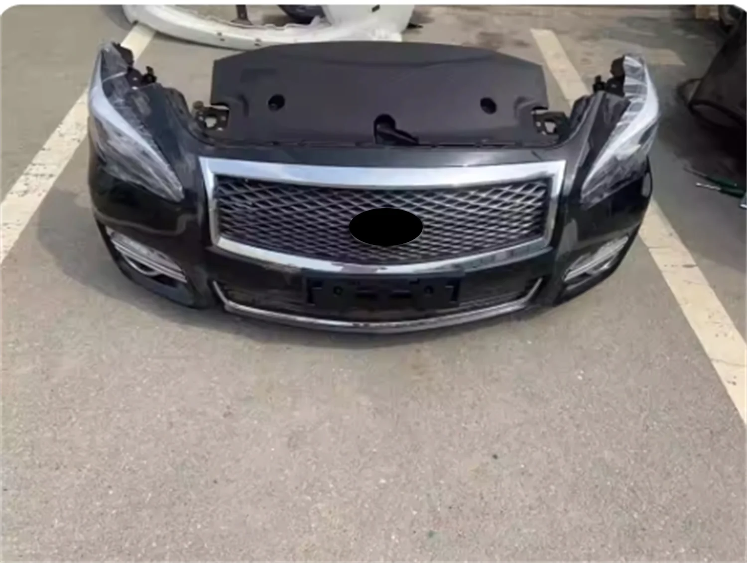 Car Front bumper surrounded Body kit for Infiniti Q70 M25 Radiator grille headlight