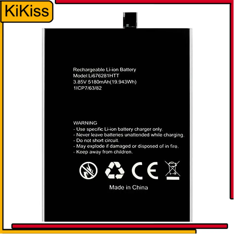 

5180Mah High Capacity Safe For Blackview BV7200 Li676281htt Mobile Phone Battery