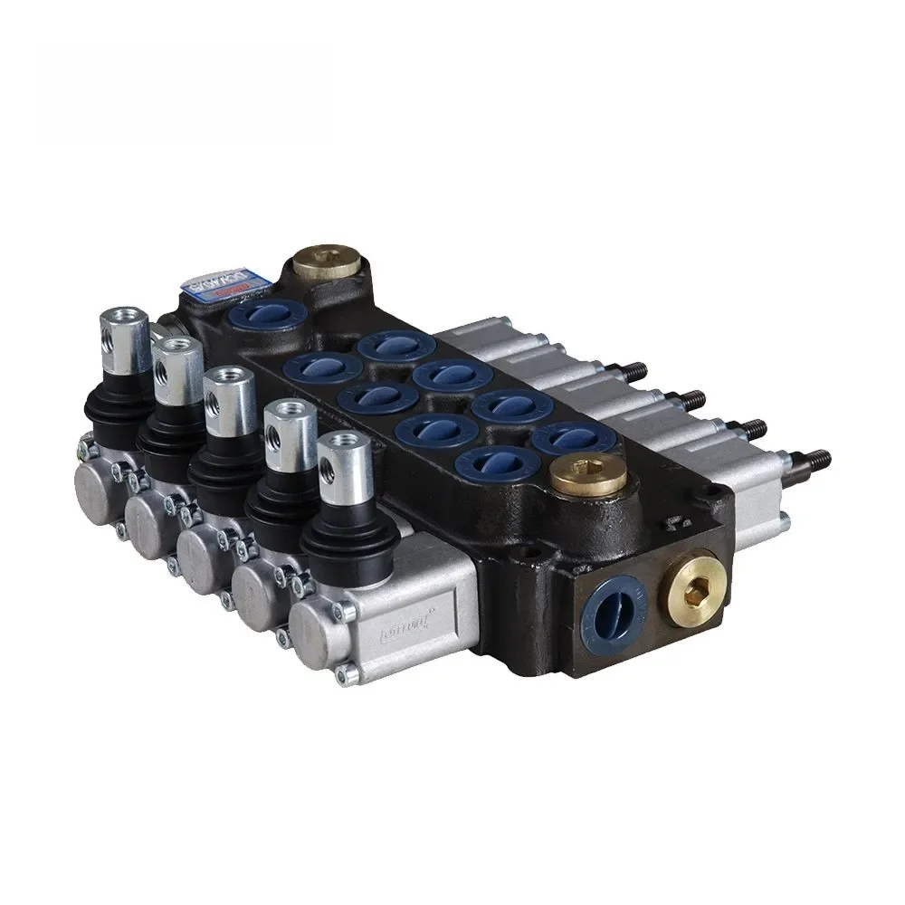 Manual Operated Monoblock Hydraulic Directional Control Valve For Engineering Vehicle Use