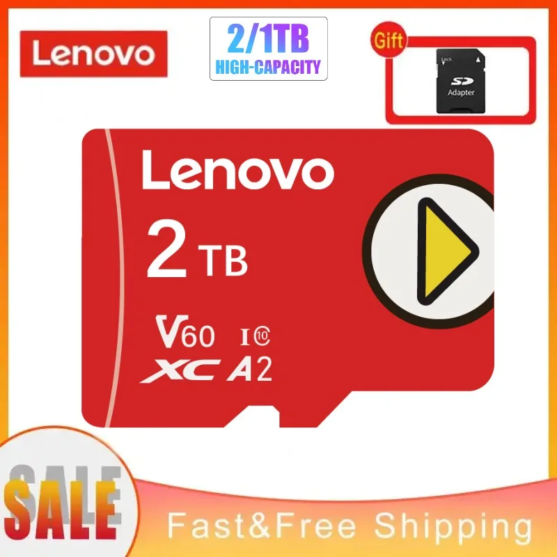 Lenovo 2TB SD-Speicher karte C10 Micro TF SD-Karte V30 Klasse 10 SD/TF Flash-Karte 128/256/512GB Mini-SD-Karte für Nintendo Switch Phone