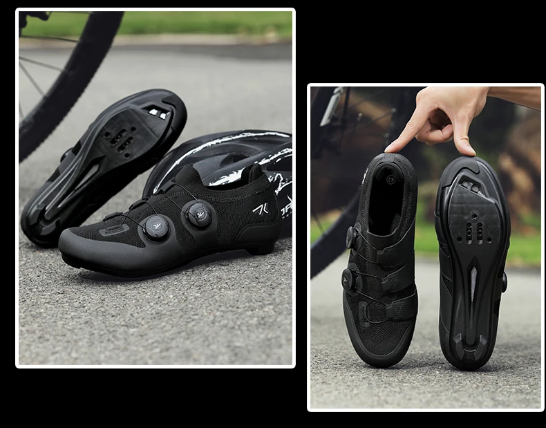Rennradschuhe Herren Damen Rosa Atmungsaktive selbstsichernde Stollen Spd Rennradschuhe Damen Einstellbar Pro Racing Bicyle Sneaker – Detail 12