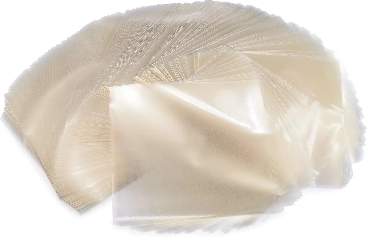 

Clear Caramel, Candy and Chocolate Wrappers, Natural Cellophane, 1000 Square Sheets, 5x5 Inches