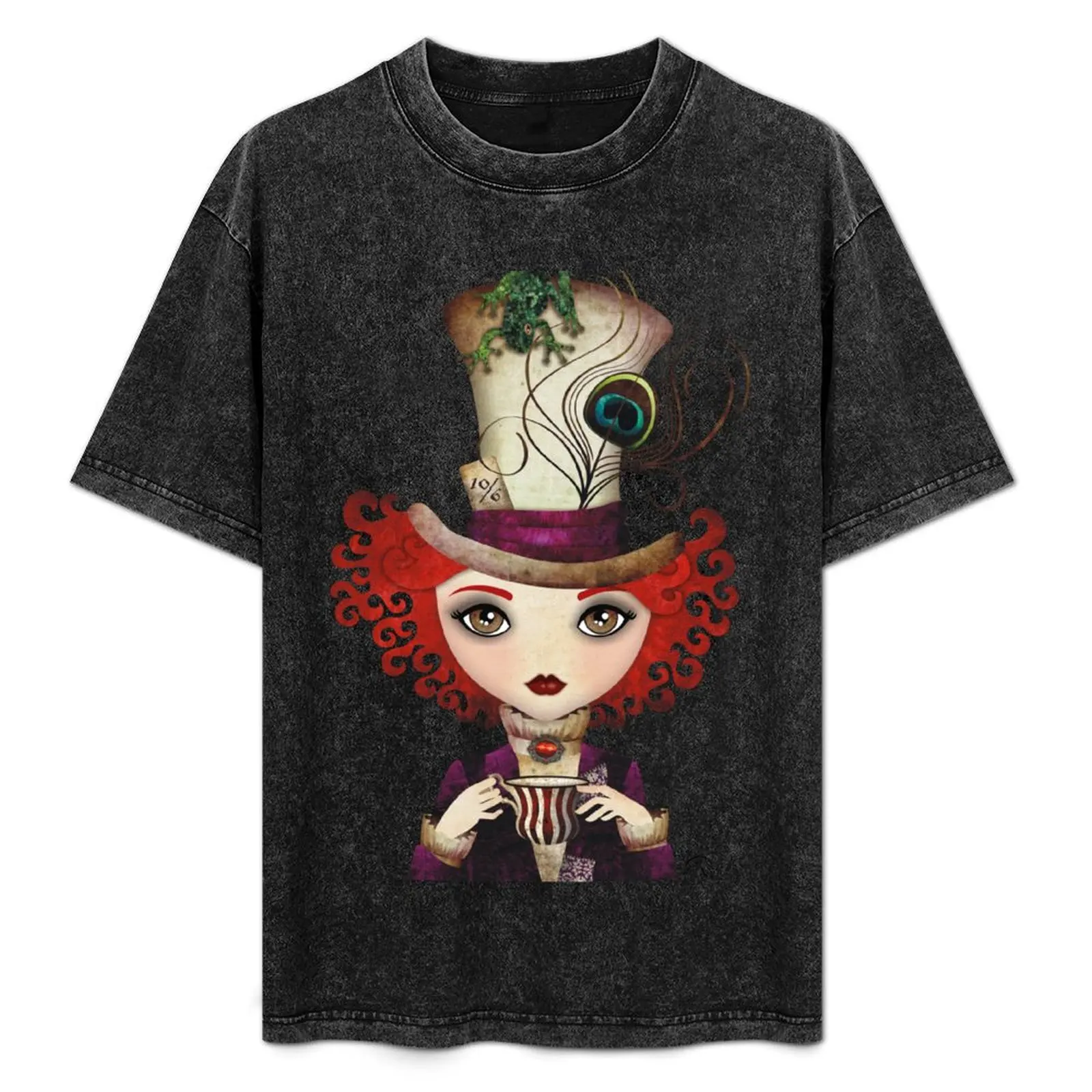 

Lady Hatter T-Shirt t shirts for man cotton cotton t shirt man T-Shirt