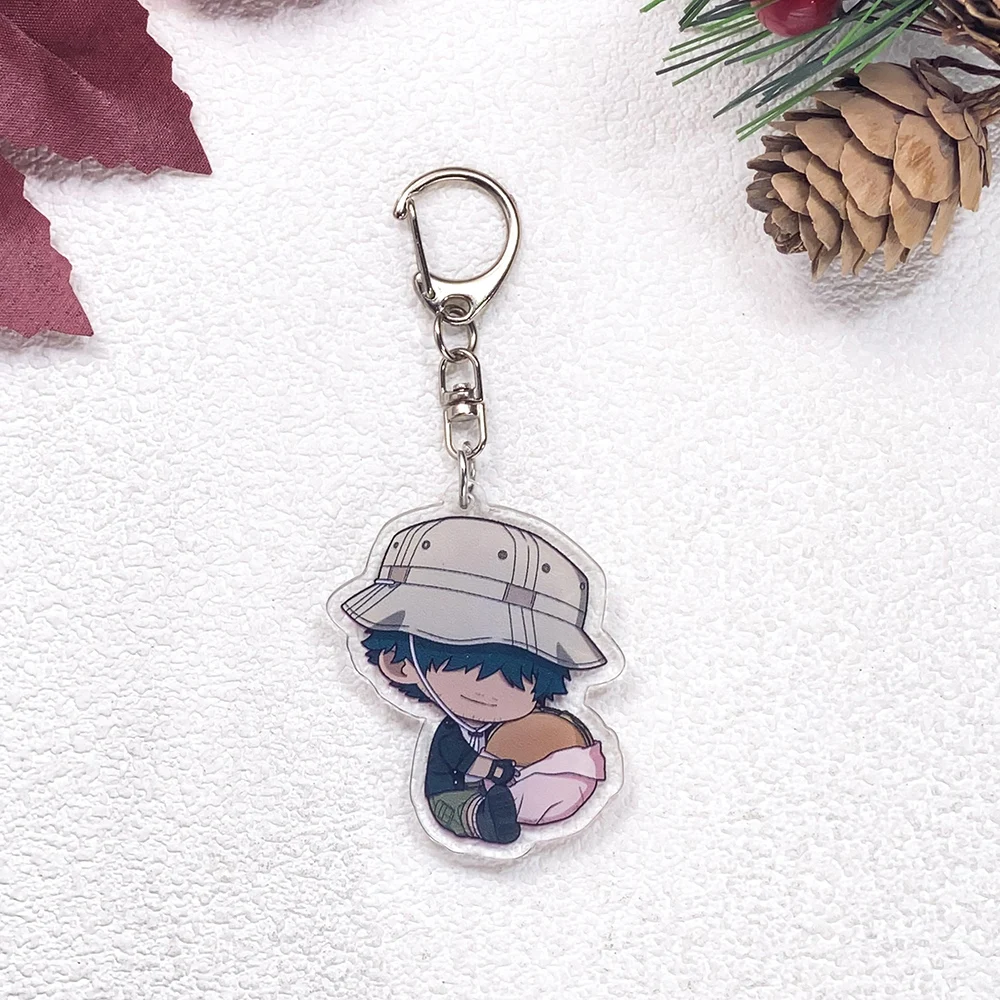 10 Stück Anime Ao no Exorcist Blue Exorcist Niedliche Schlüsselanhänger-Accessoires Acryl-Anhänger für Taschen Schlüsselhalter Rucksack-Dekoration – Detail 3