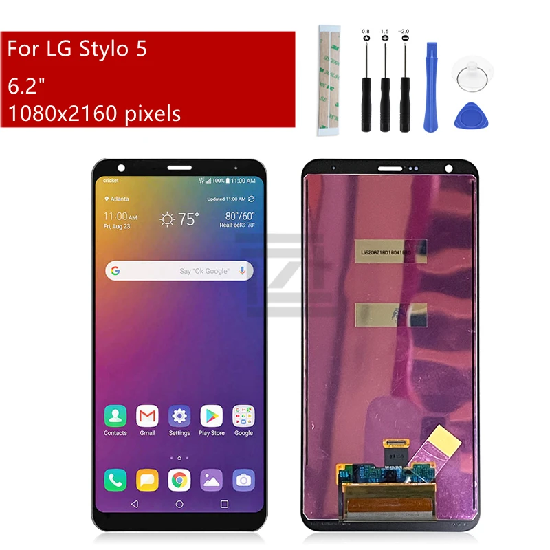 For LG Stylo 5 LCD Display Touch Screen Digitizer Assembly For LG Q720 Display Replacement Repair Parts 6.2‘’