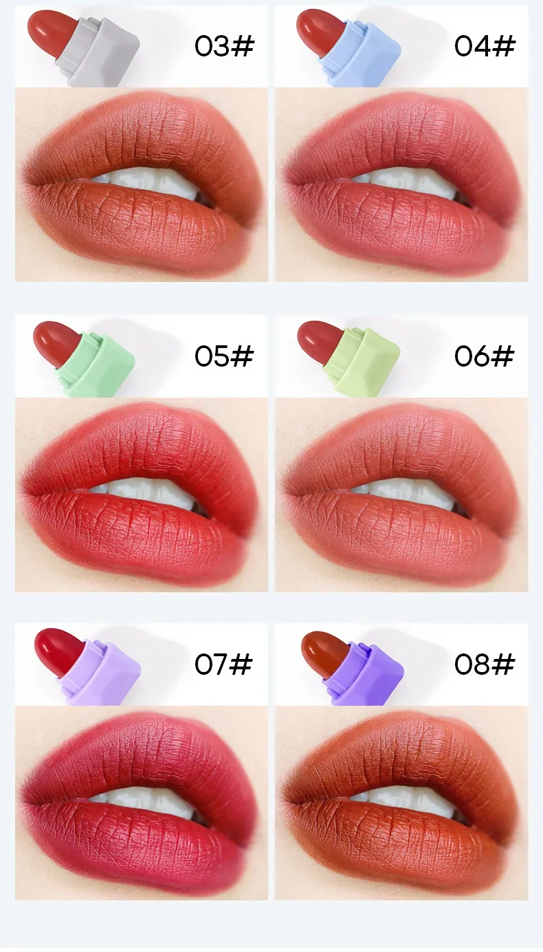 DEROL Matte Set Lipstick Capsule Lipstick Star Candy Mini Capsule Lipstick