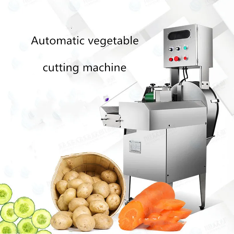 Автоматическая многофункциональная машина для резки овощей, нарезка для фруктов из нержавеющей стали, оборудование для обработки овощей