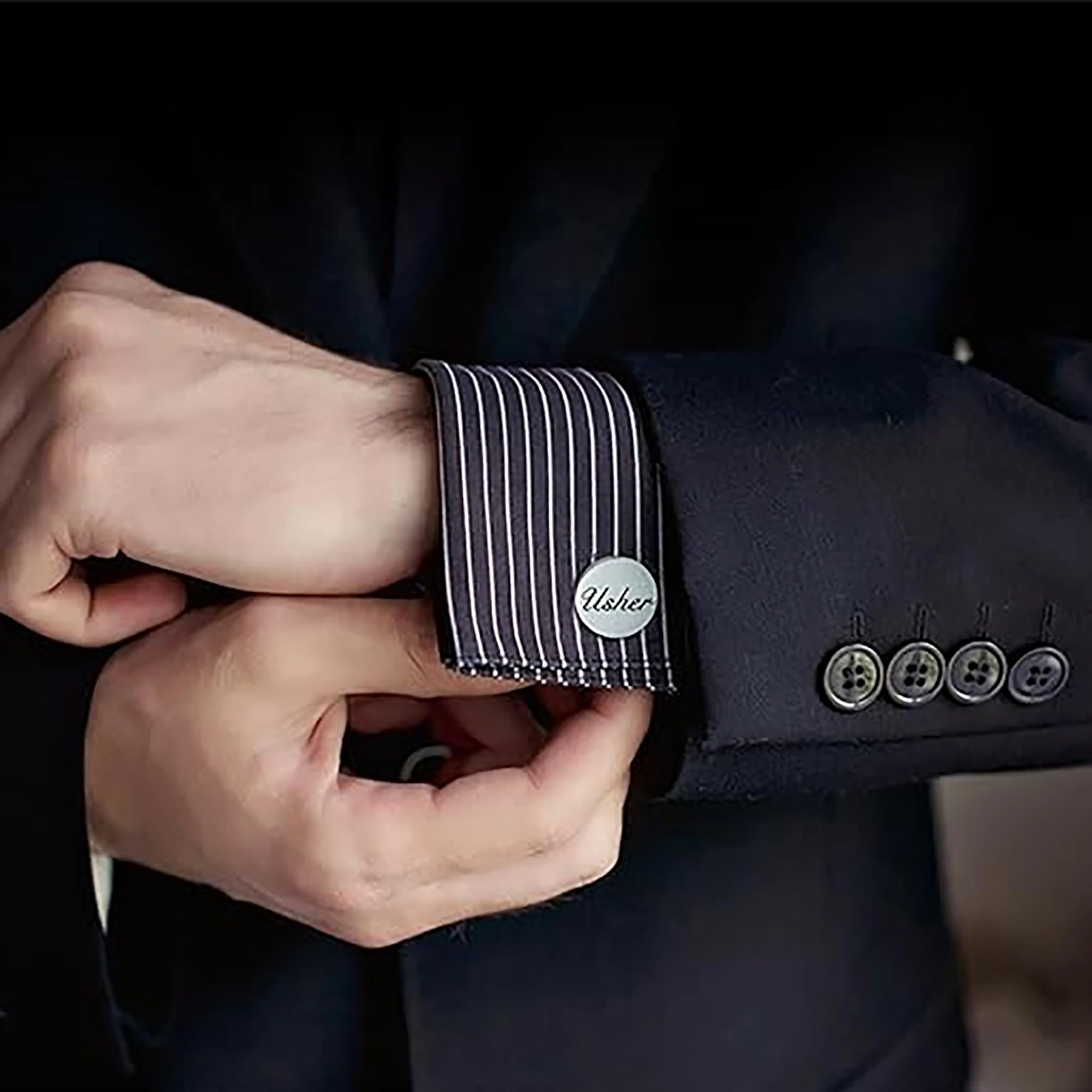 Custom Personalized Cufflinks - Mens Grooming Box review and price