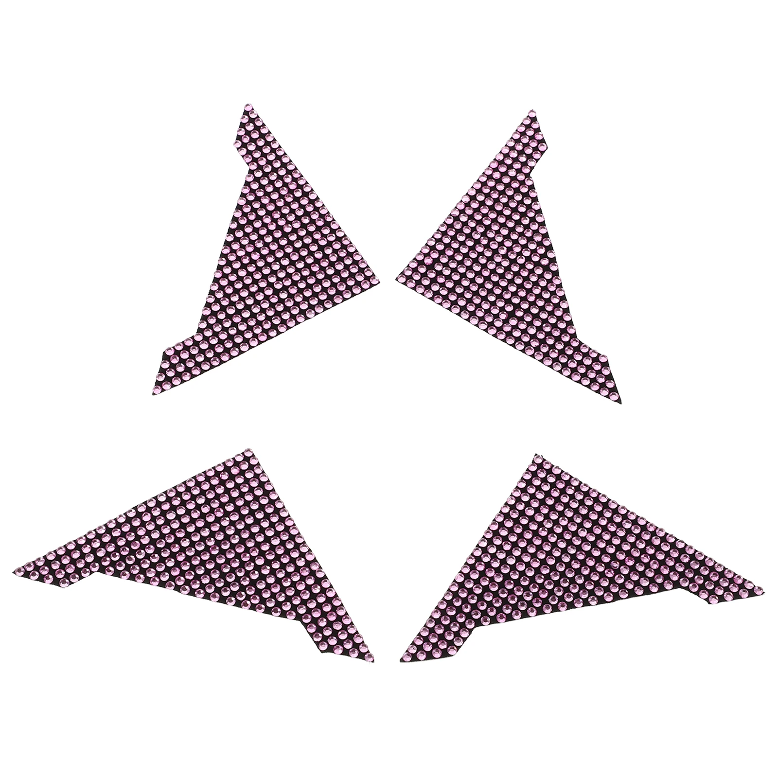 

4pcs Protector Clear Auto Anti Collision Strip Rhinestone Corner Bumper Protection Guard Car Scratch Protector Clear Wall